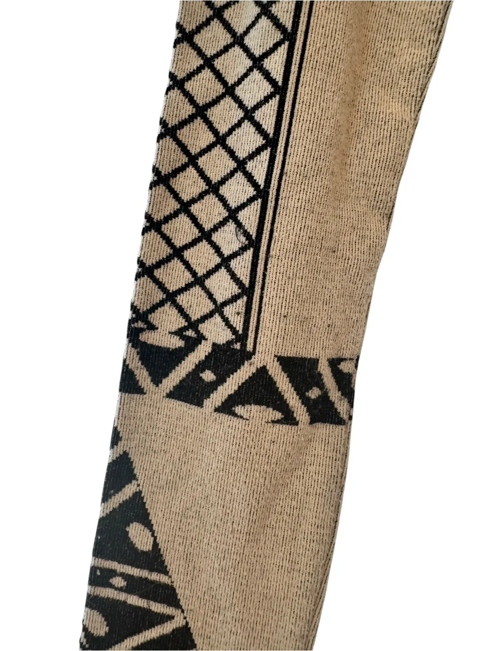 Free People Intimately Geometric Bodycon Long Sleeve Dress